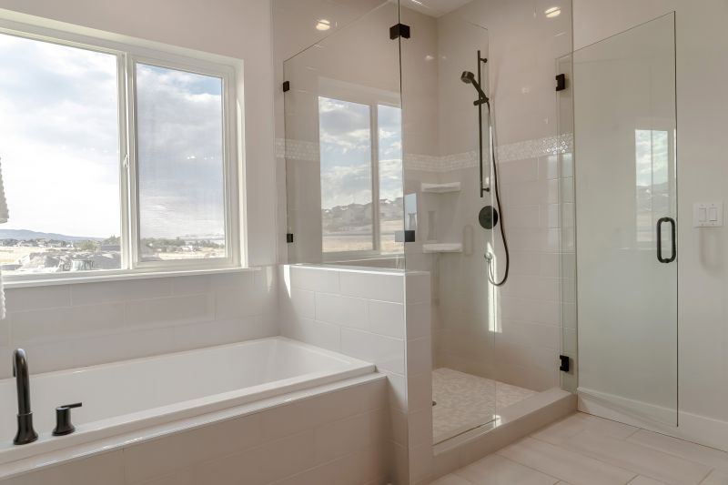 Glass Enclosed Bath